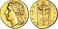25 litras sicilianas da ceca de Siracusa (310-305 a. de C.)