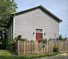 The former Mt. Zion Methodist Church at 7913 Senseney Avenue was built in 1880 and converted into a residence in 1992. 7913 Senseney Avenue.jpg