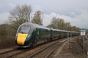 GWR Class 800 Azuma в Castle Cary