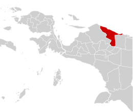 Het regentschap Sarmi in de Indonesische provincie Papoea