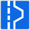 Emergency stopping lane