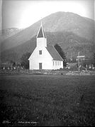 Aalhus kerkje in Jølster, 1926