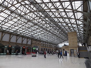 <span class="mw-page-title-main">Aberdeen railway station</span> Railway station in Aberdeen City, Scotland, UK