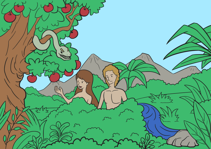 File:Adam and Eve.svg