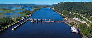 <span class="mw-page-title-main">Lock and Dam No. 5A</span> Dam in Buffalo County, Wisconsin / Winona County, Minnesota