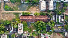 Aerial view of Siddhartha school in Tangellamudi