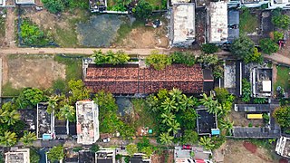 Aerial photograph of Siddhartha school in Eluru