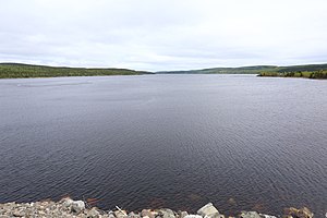 Blick von der Route 510 nach Osten auf die Alexis Bay