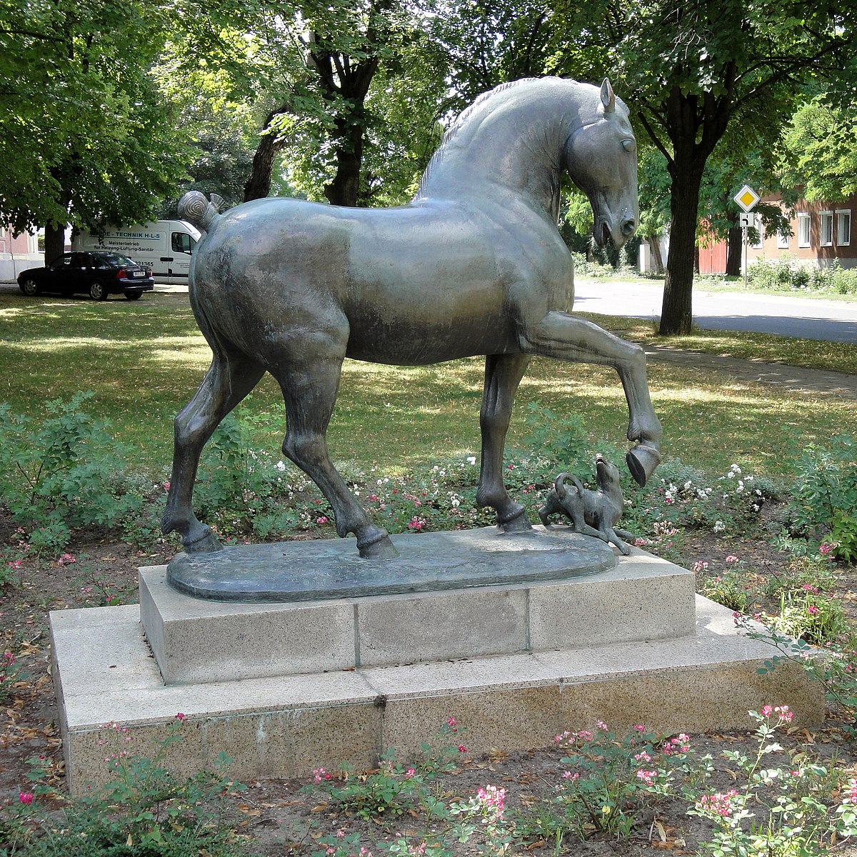 Skulptur Pferd