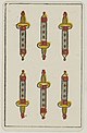 Aluette card deck - Grimaud - 1858-1890 - Six of Swords.jpg