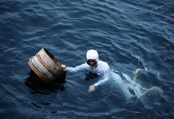 Ama diver in Japan