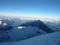 Amanecer desde la cima del Everest por Carlos Pauner.JPG