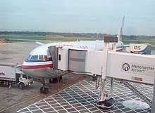 Boeing 767 de American Airlines en la Terminal 3