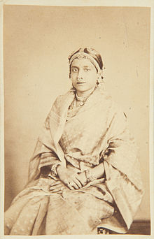Ammachee, wife of His Highness the Maharaja of Travancore in 1868 Ammachee wife of His Highness the Maharaja of Travancore 1868.jpg