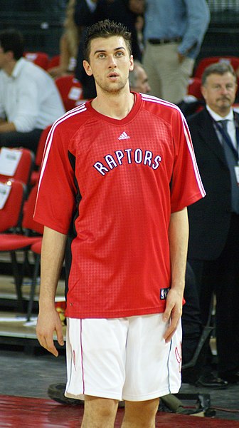 Andrea Bargnani was the first Italian-born player to be selected as the #1 overall pick. He was selected by the Toronto Raptors.