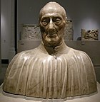 Портрет Антонио Челлини. 1456. Мрамор. Музей Виктории и Альберта, Лондон