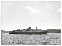 Aramoana leaves Wellington for Picton, 1965 (36433511405).jpg
