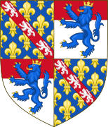 Arms of Louis Ier de Bourbon-Vendome.svg
