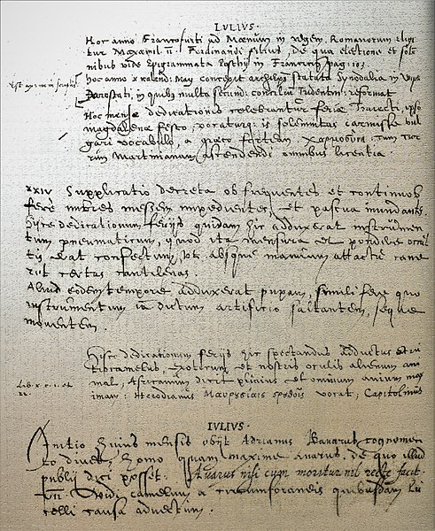 File:Arnoldus Buchelius - Diarium, Latin manuscript about the kermis funfair in Utrecht 1562 - 1596.jpg