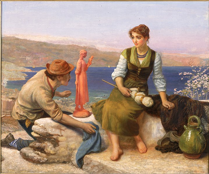 File:Arthur Hughes - The Potter's Courtship.jpg