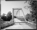 BARREL VIEW, LOOKING THROUGH NORTH PORTAL - Abbott's Parker Through Truss Bridge, Spanning Sandusky River at Abbott Road (Pleasant Township), Tiffin, Seneca County, OH HAER OHIO,74-TIF.V,1-3.tif