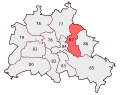 Deutsch: Wahlkreis 87: Berlin - Lichtenberg