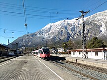 S-Bahn in station Ötztal.