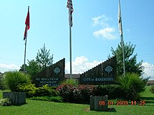 Baneberry welcome sign 2009.jpg