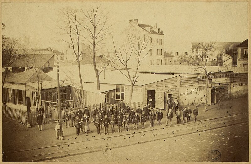 File:Baraquement de la Garde Nationale, deuxième secteur, bastion 12. Paris Musées 20230511133523.jpg