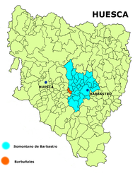 Barbuñales – Mappa