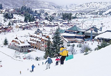 Cerro Catedral, un des centres de ski les plus grands du monde.