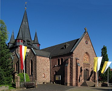 (↑photo) Church of Bauerbach