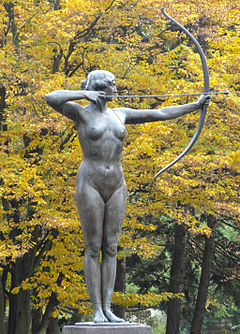 揚·科哈諾夫斯基公園的弓箭手雕塑