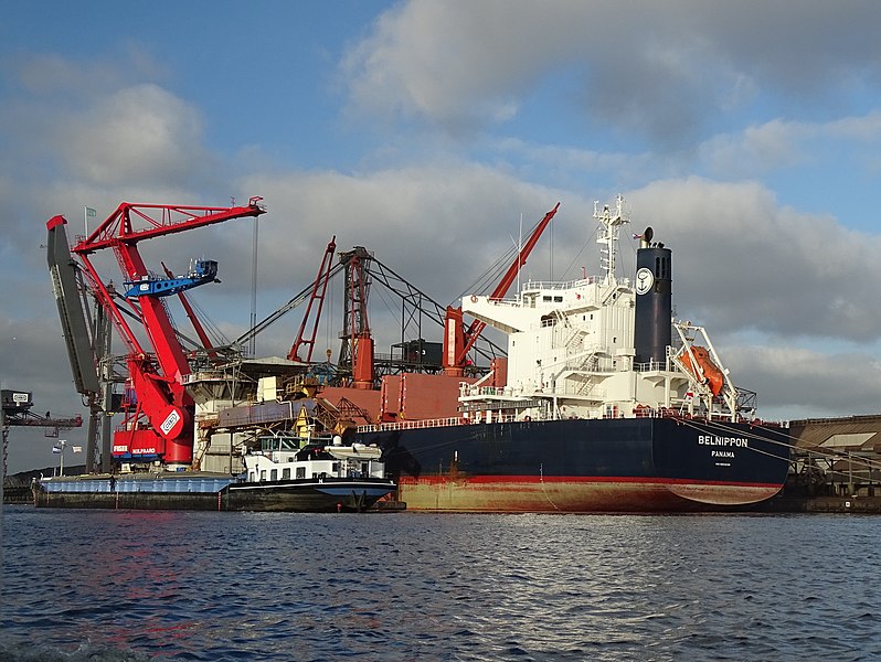 File:Belnippon (ship, 2018) OBA terminal, Westhaven, Port of Amsterdam pic10.JPG