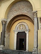 The portal of the church.