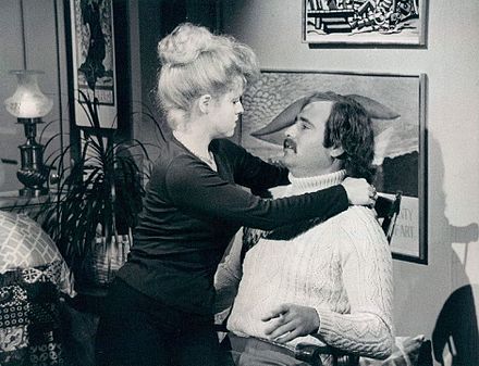 Reiner (with Bernadette Peters) as Michael Stivic on All in the Family, 1976