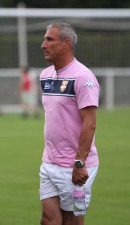 Casoni with Évian in 2011
