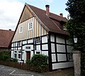 Half-timbered gabled house