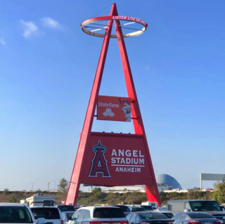 <i>Big A Sign</i> Tall sign in Anaheim, California, US