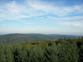 Hunsrück en el área de Bingen.