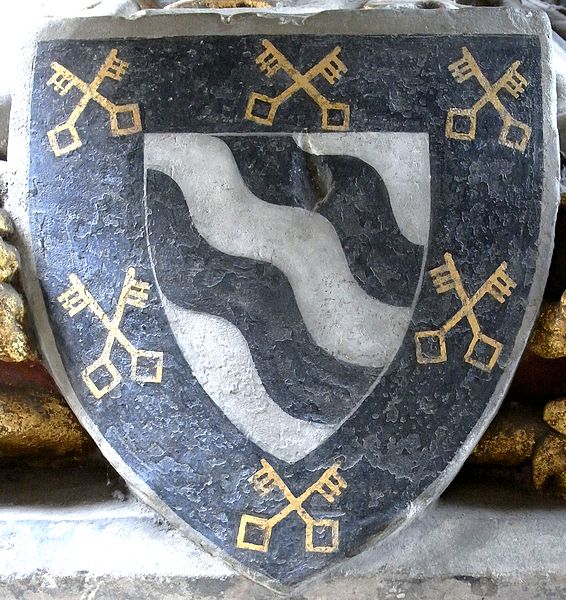 Image: Bishop Walter Stapledon Arms Exeter Cathedral