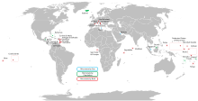 Map of the smallest states in the world by population or land area. BlankMap-World-v8 small states.svg