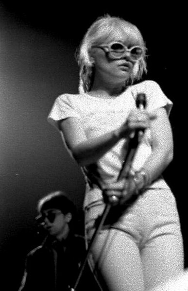 Harry performing with Blondie in Toronto, 1977