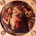 Botticelli - bottega - Madonna con Bambino, San Giovanni Battista bambino, San Michele Arcangelo e San Gabriele Arcangelo, 00188571.jpg