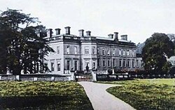 Brogyntyn Hall, the gardens Brogyntyn Hall, 1905.jpg