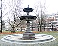 "Spindlerbrunnen" von Walter Kyllmann und Adolf Heyden, 1891, Kurstraße 33, Berlin-Mitte, Deutschland