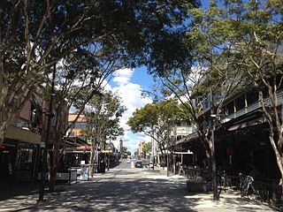 Brunswick Street, Brisbane Street in Brisbane, Australia