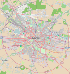 Mapa lokalizacyjna Bukaresztu
