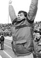 BFC Dynamo coach Jürgen Bogs during the final.