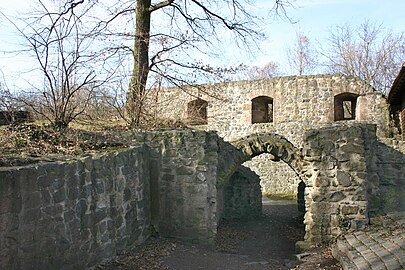 Fundamente des Brunnenhauses